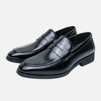 Vellouran | Men's Leather Penny Loafers