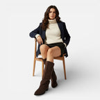 Vellouran | Women's Chunky Heeled Boots
