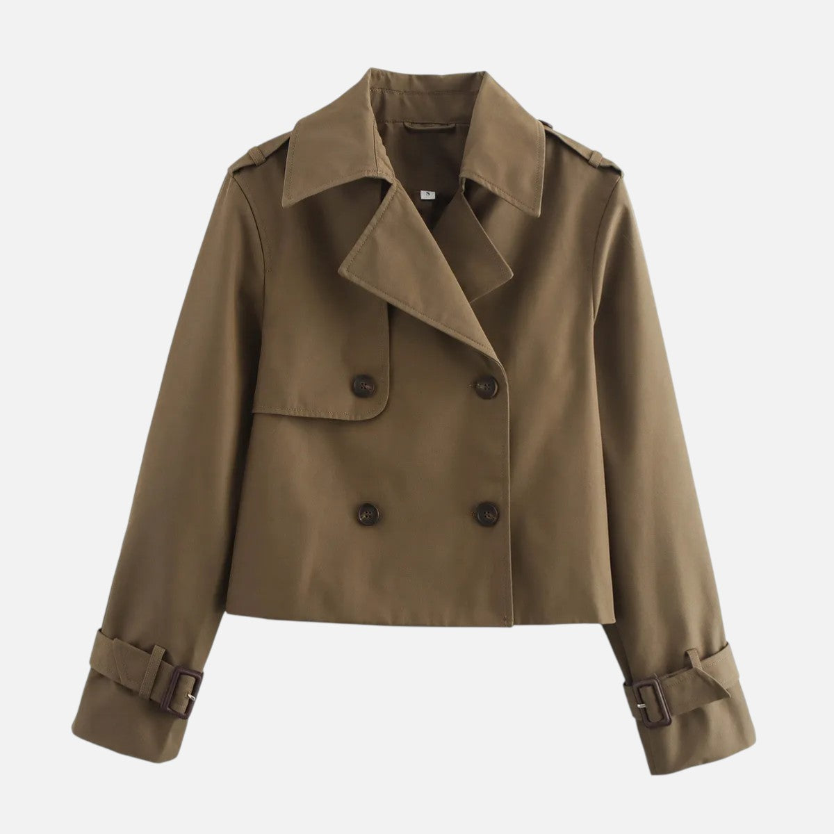 Vellouran | Women's Cropped Spring Trenchcoat