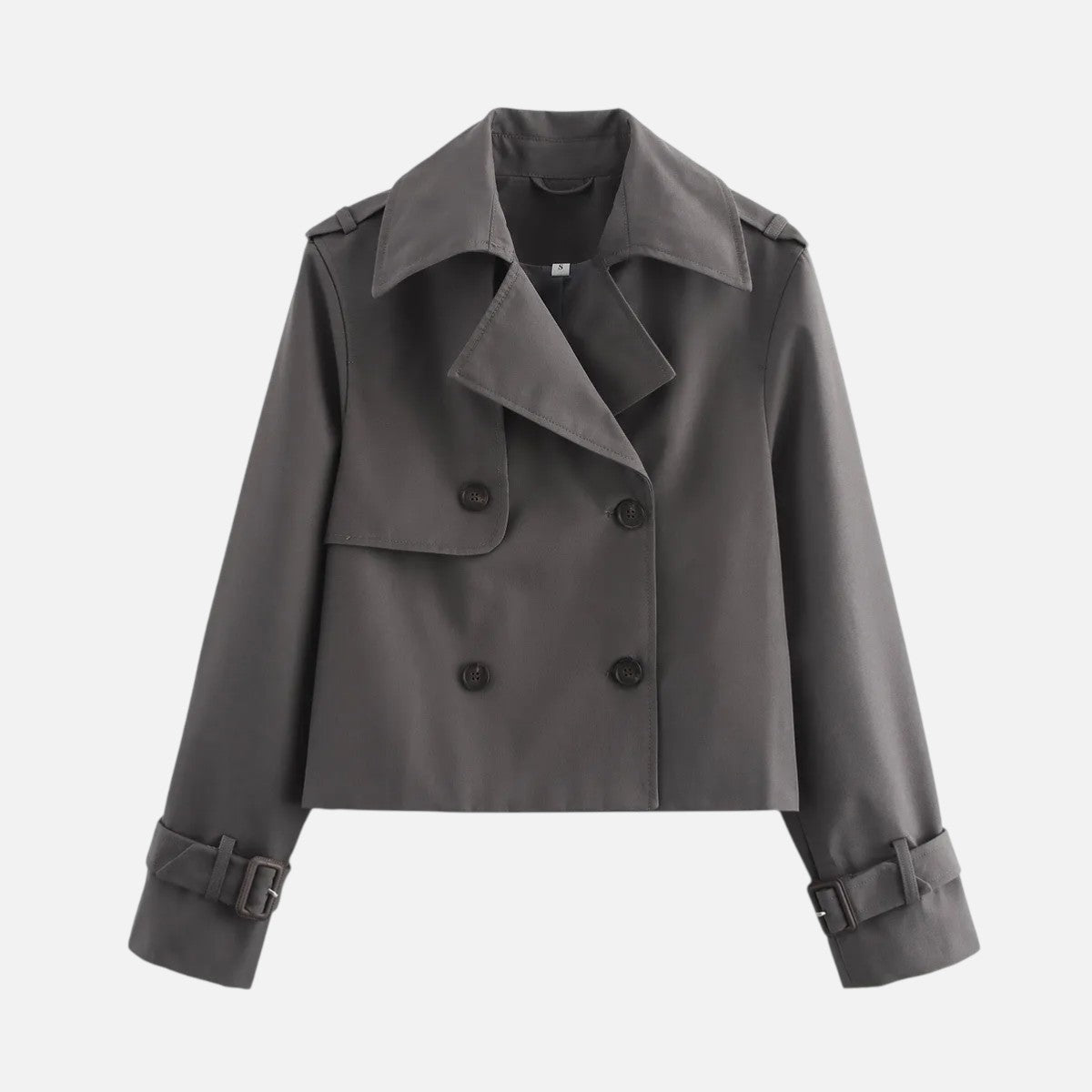 Vellouran | Women's Cropped Spring Trenchcoat