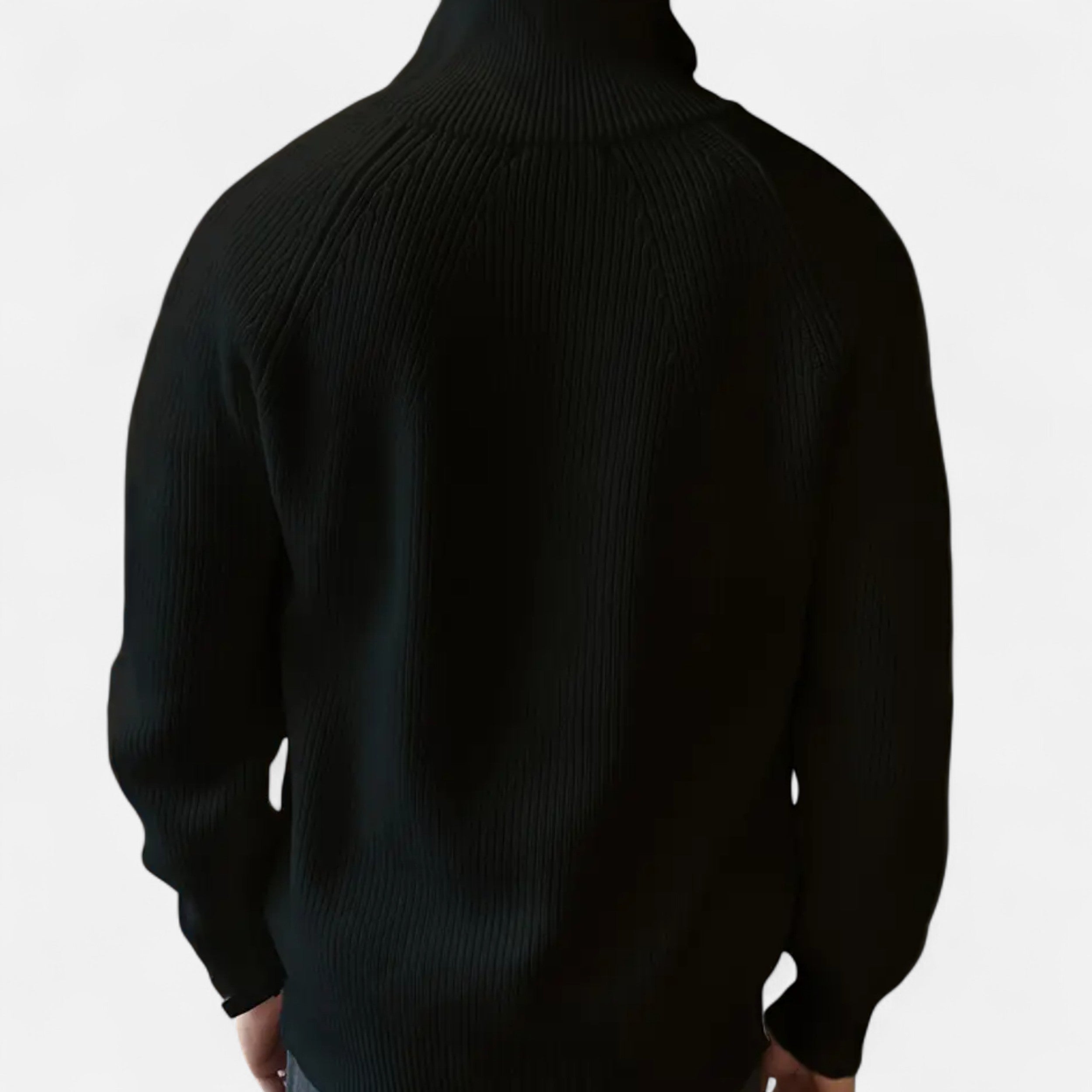Vellouran | Men’s Relaxed Half Zip Knit Sweater