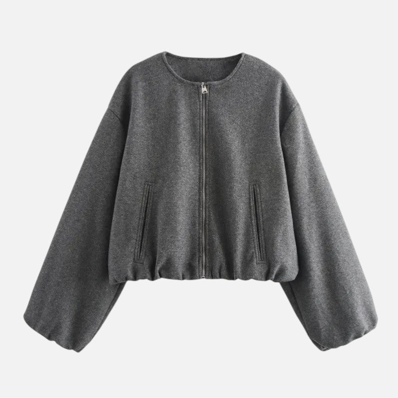 Vellouran | Women's Fleece Bomber Jacket for Spring