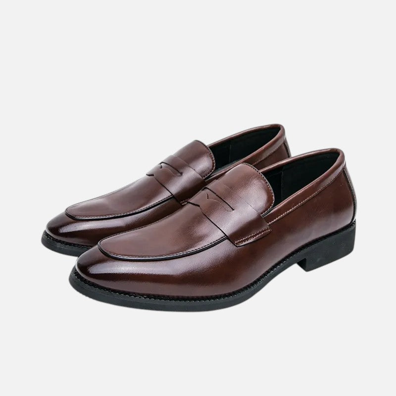 Vellouran | Men's Leather Penny Loafers
