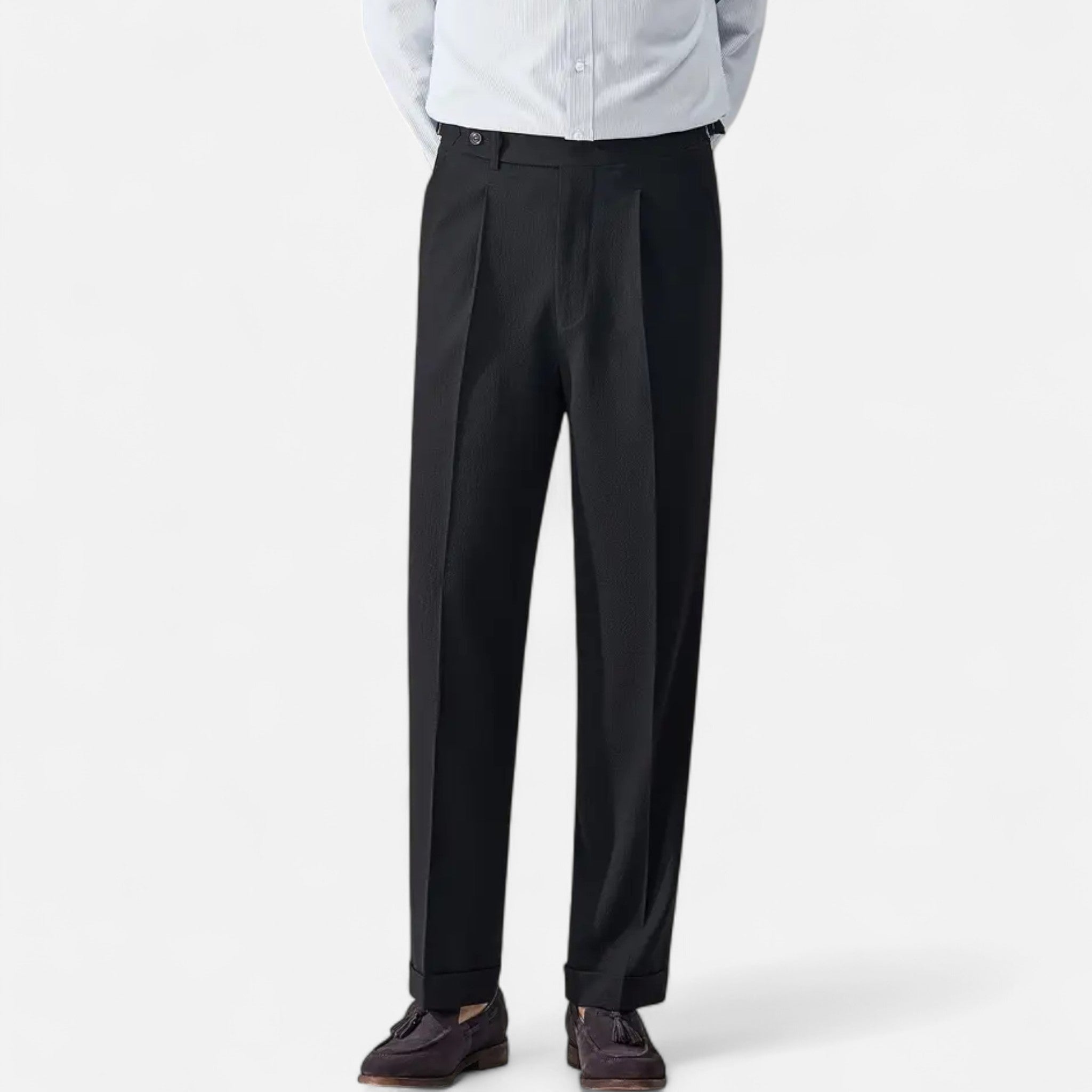 Vellouran | Men’s Breathable Pleated Pantalon
