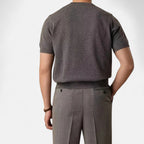 Vellouran | Men’s Casual Knitted T-Shirt