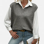 Vellouran | Women’s Elegant Wool Knit Vest