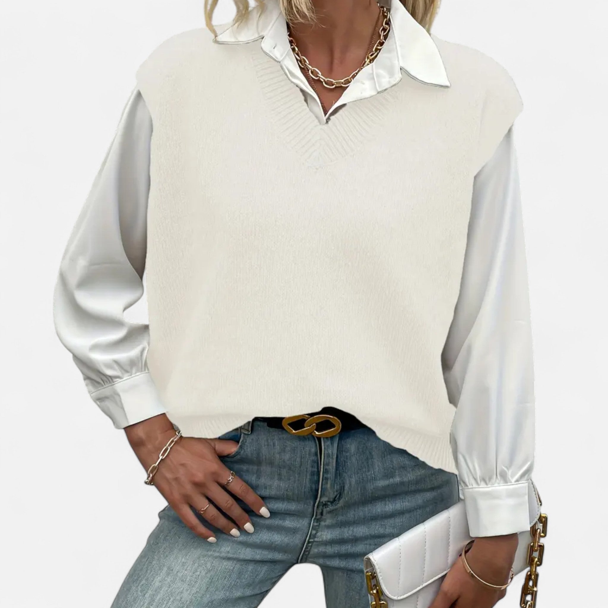 Vellouran | Women’s Elegant Wool Knit Vest