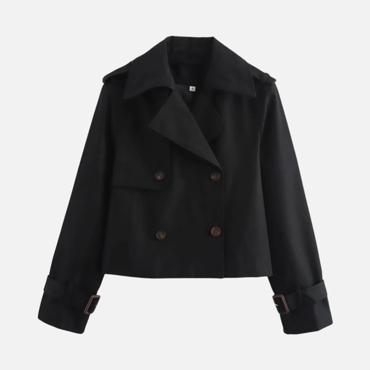 Vellouran | Women's Cropped Spring Trenchcoat