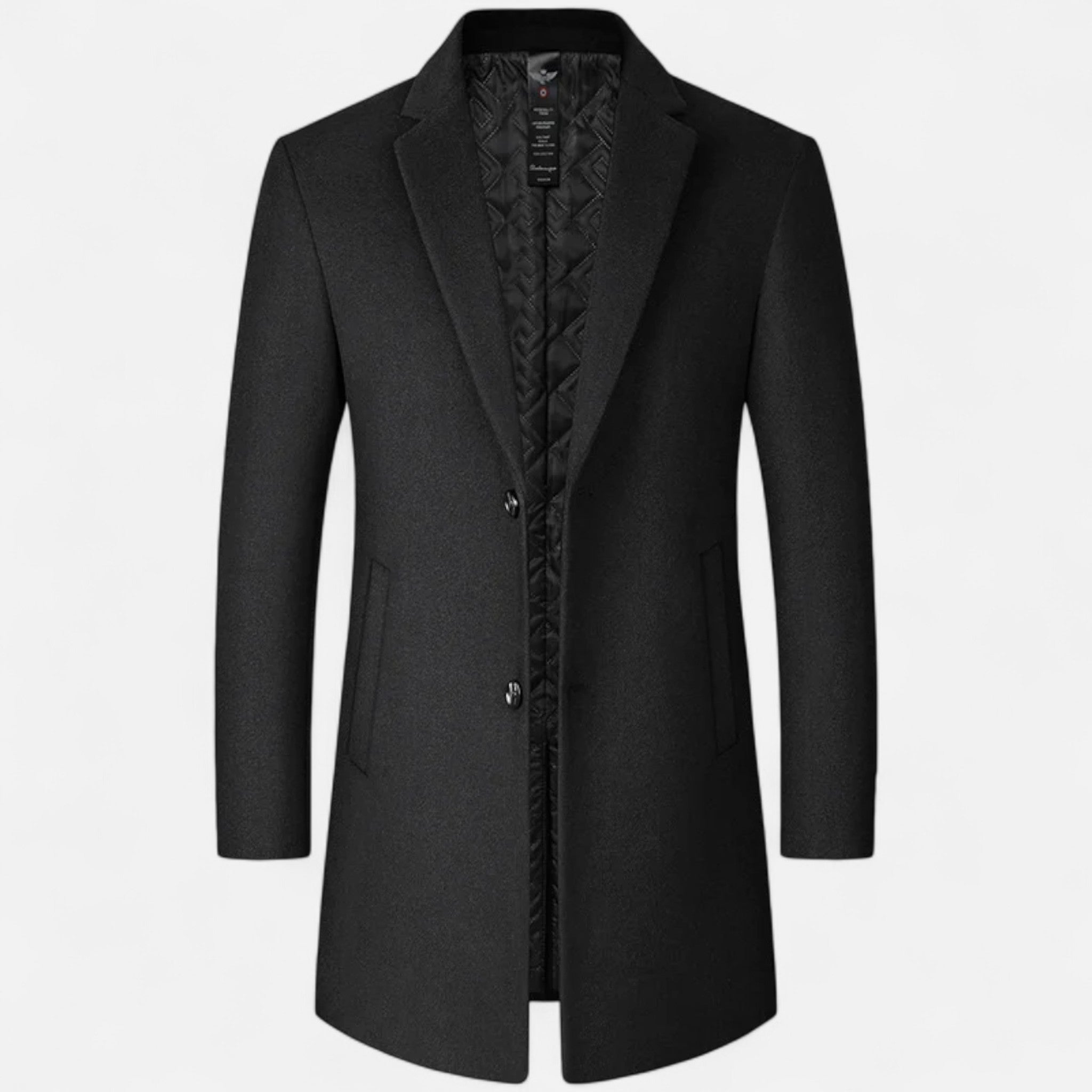 Vellouran | Men’s Mid-Length Wool Overcoat