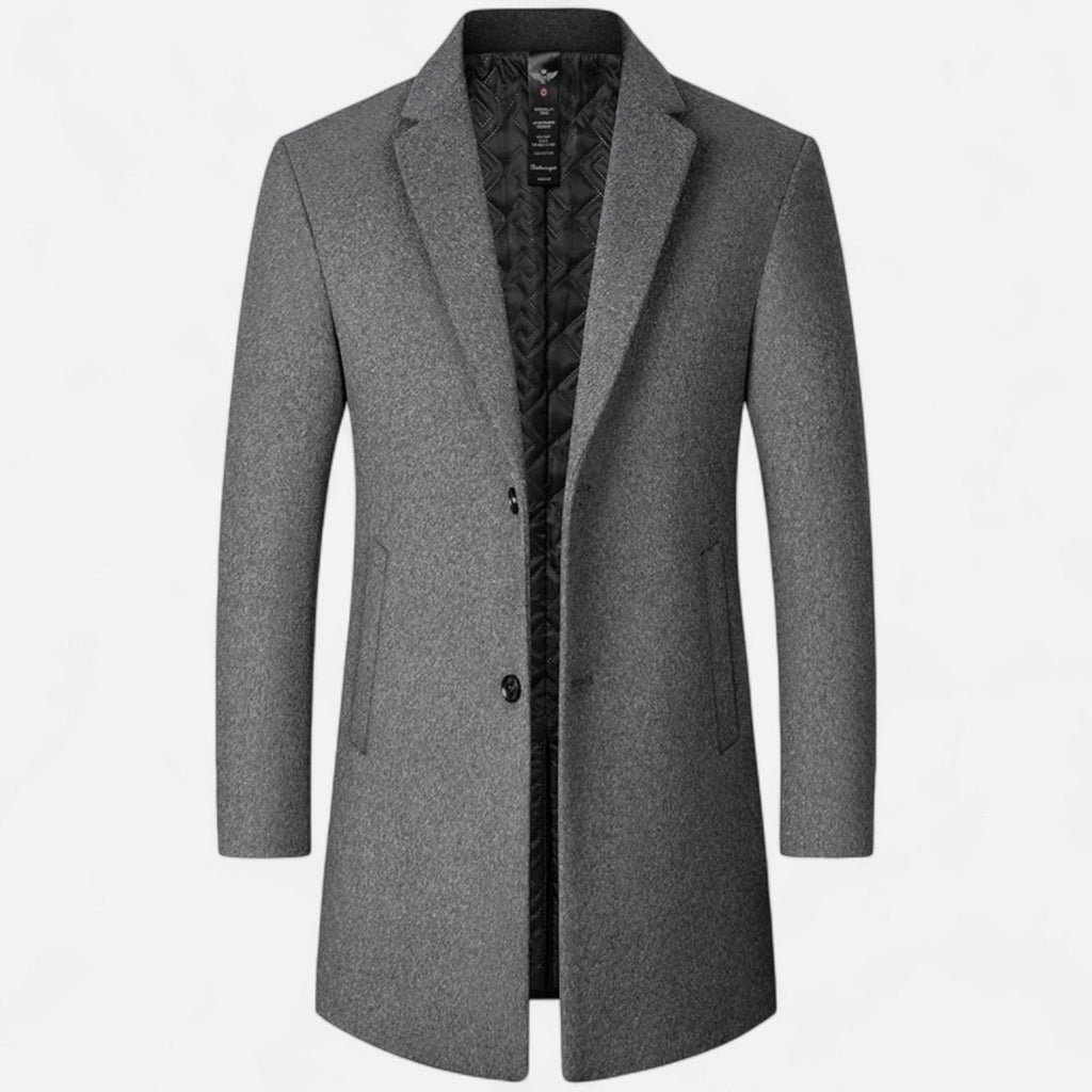 Vellouran | Men’s Mid-Length Wool Overcoat
