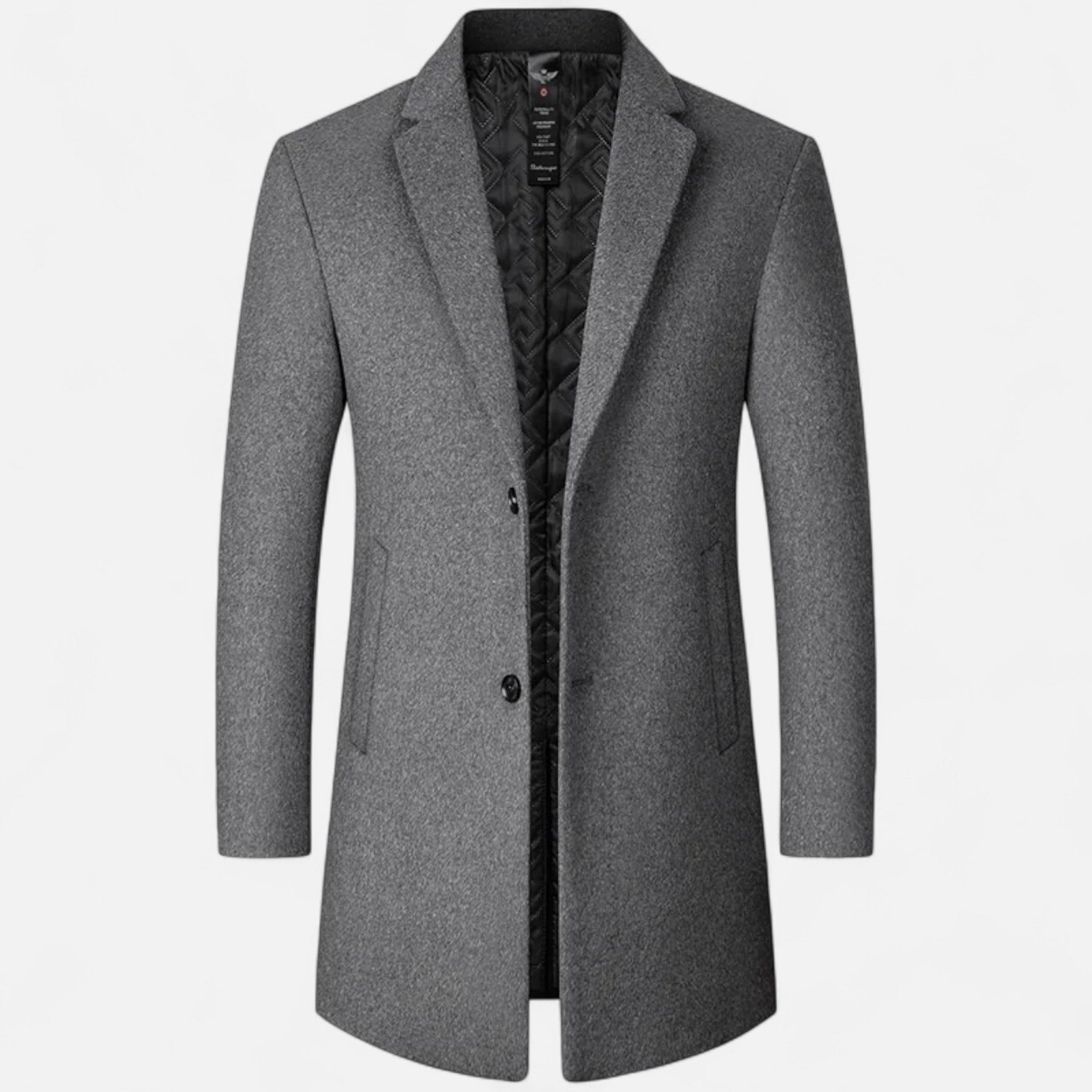 Vellouran | Men’s Mid-Length Wool Overcoat
