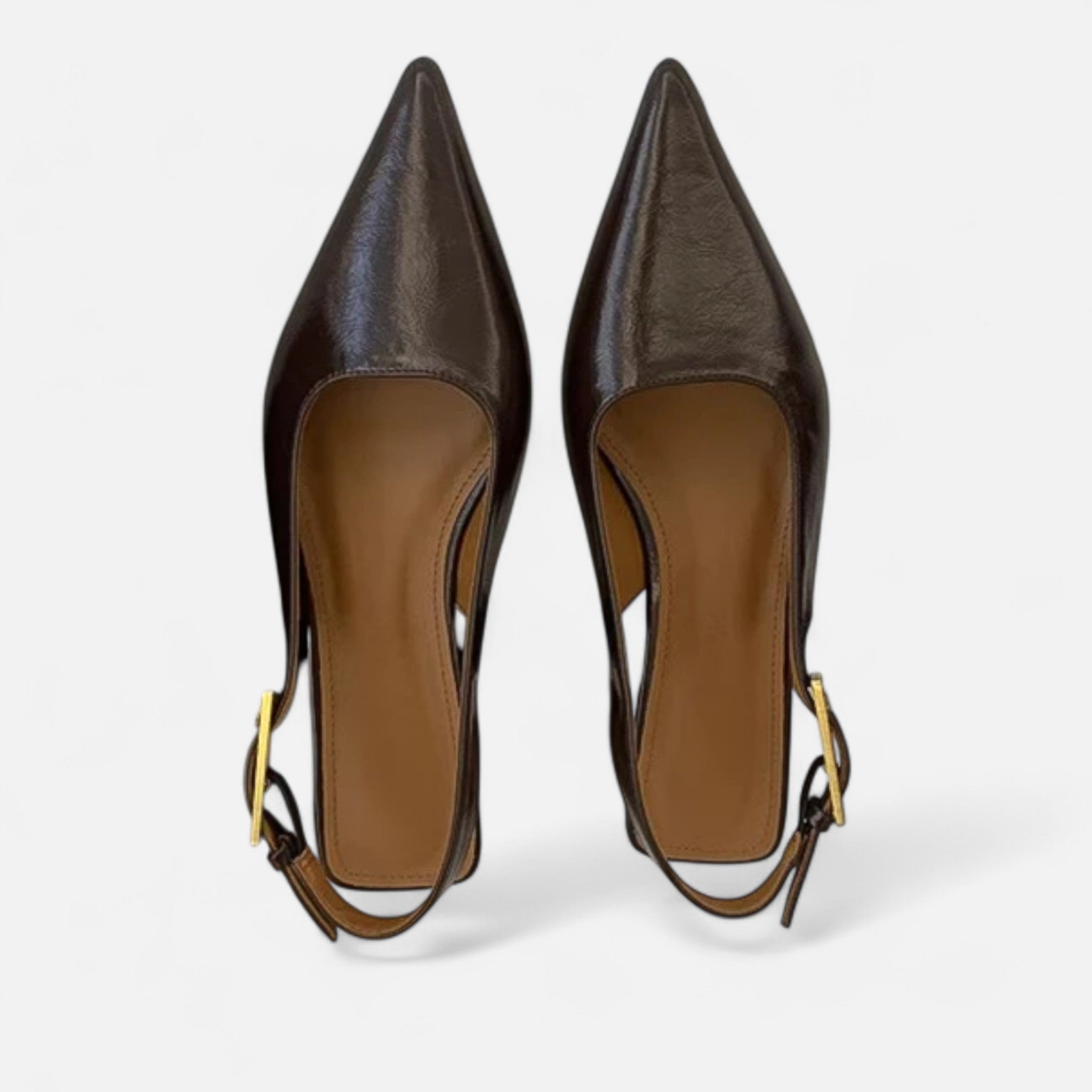 Vellouran | Women’s Pointed Toe Slingback Heels