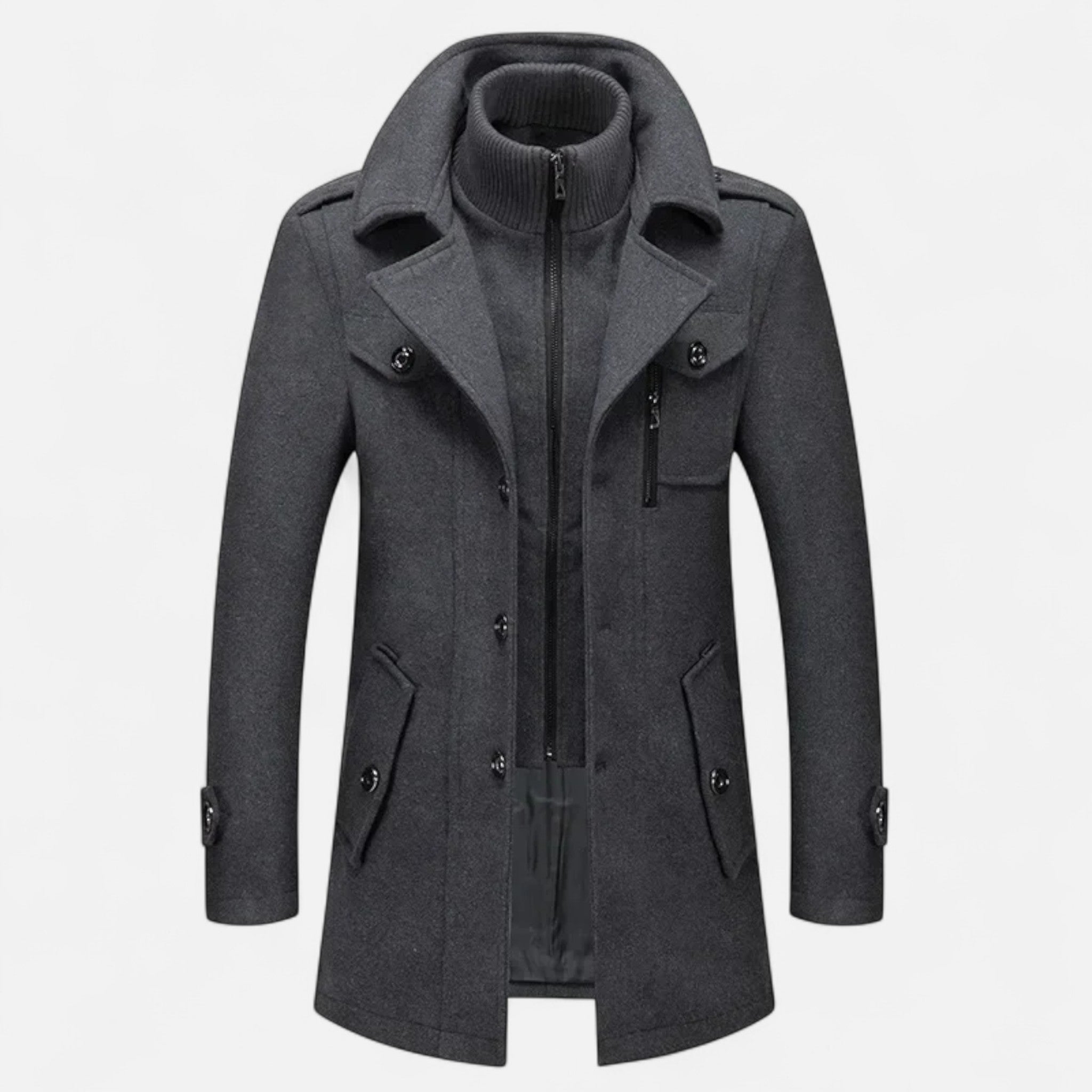 Vellouran | Men’s Modern Tailored Trenchcoat