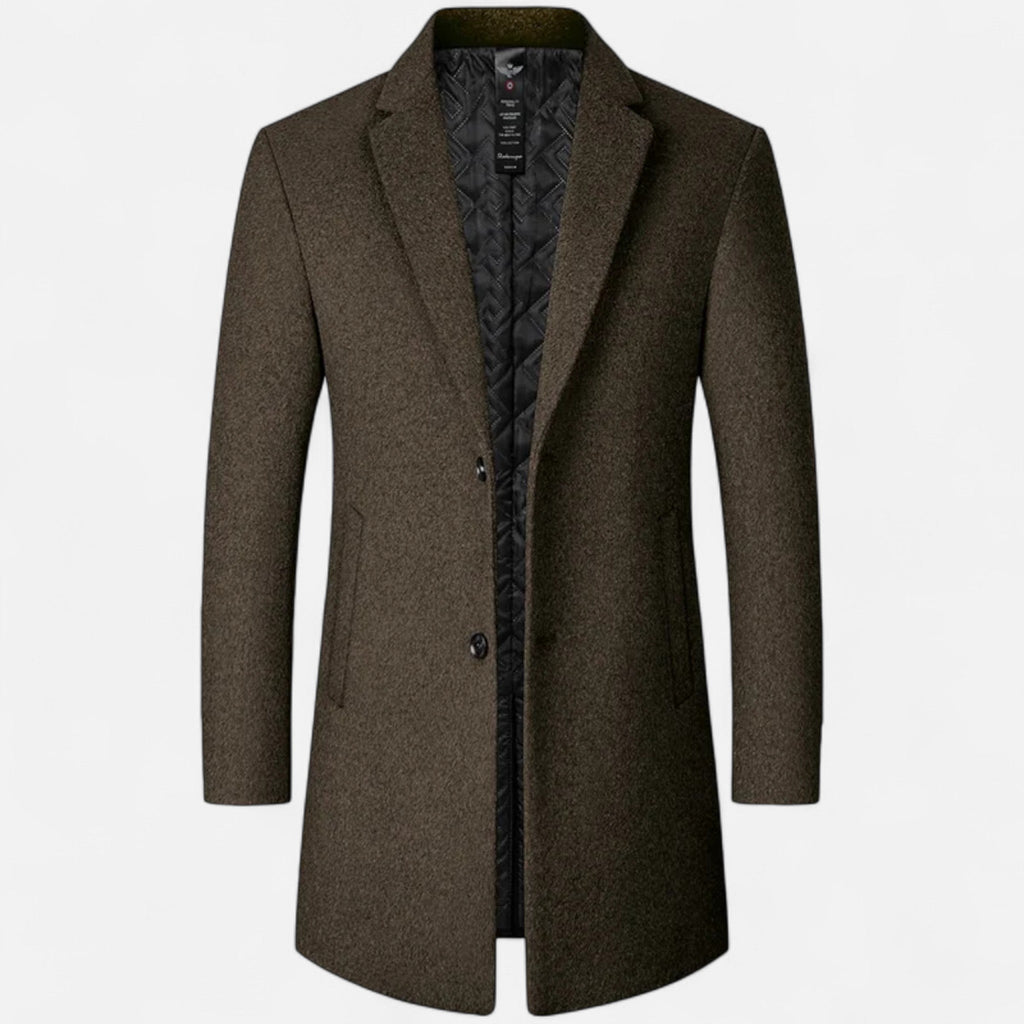 Vellouran | Men’s Mid-Length Wool Overcoat