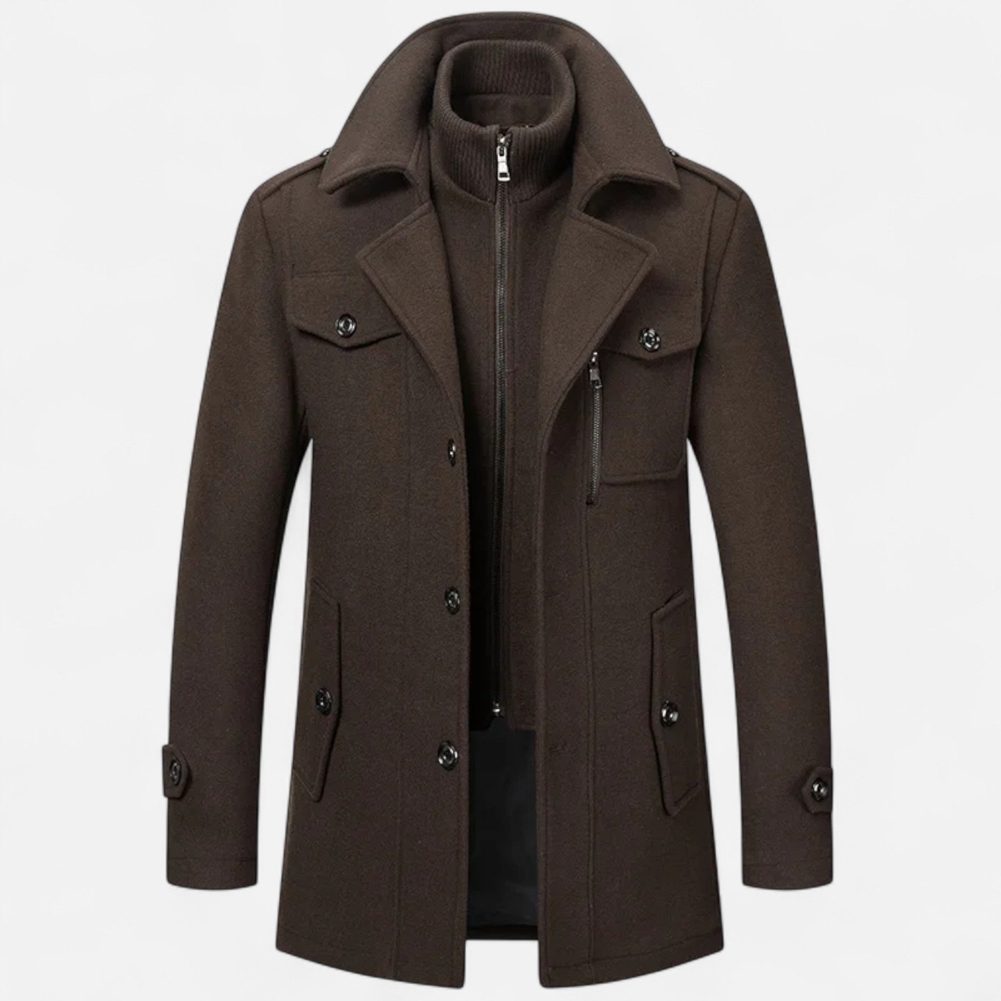 Vellouran | Men’s Modern Tailored Trenchcoat