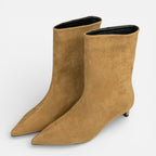 Lanemont's Boutique | Women's Suede Boots with Low Heels
