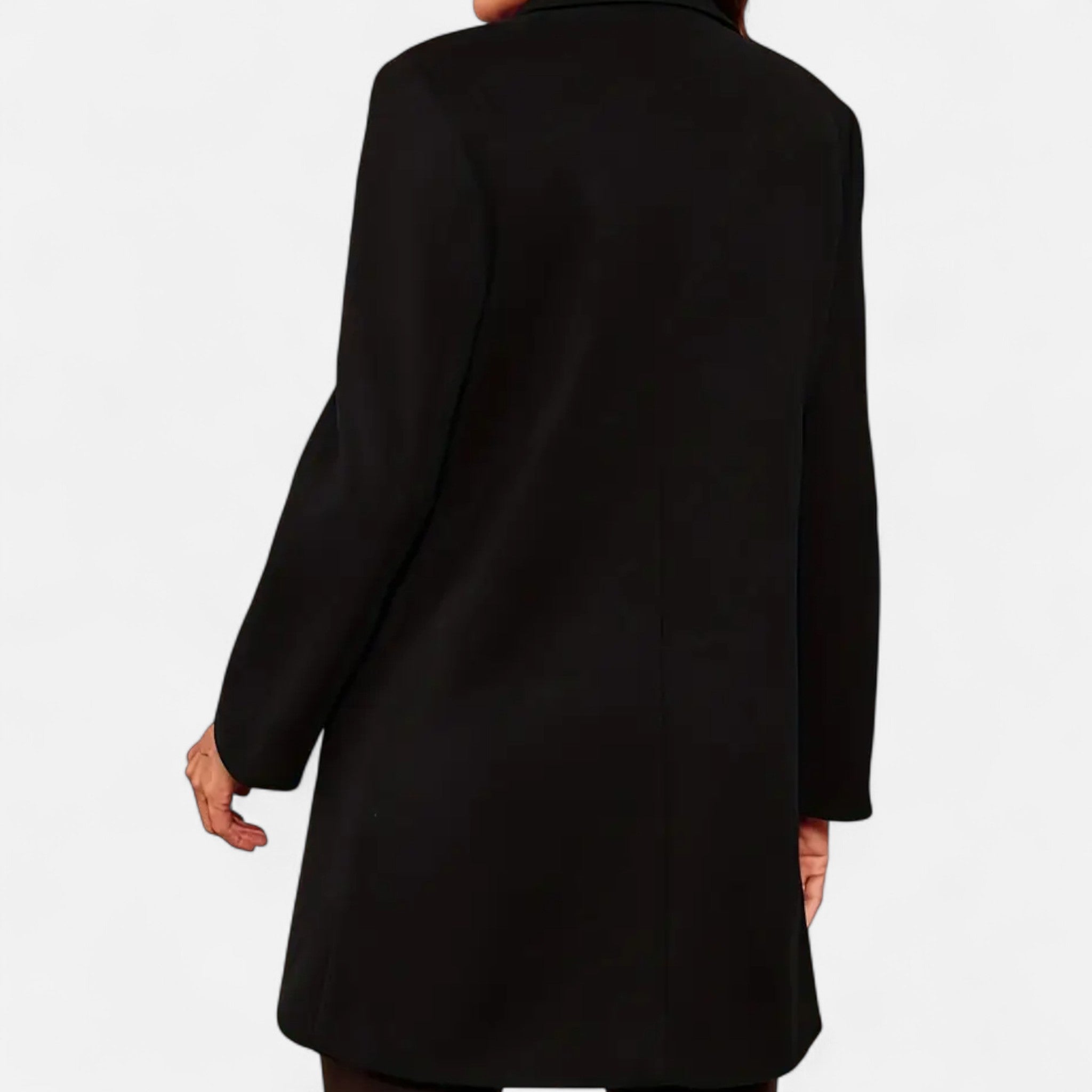 Vellouran | Women’s Black Double-Breasted Trenchcoat