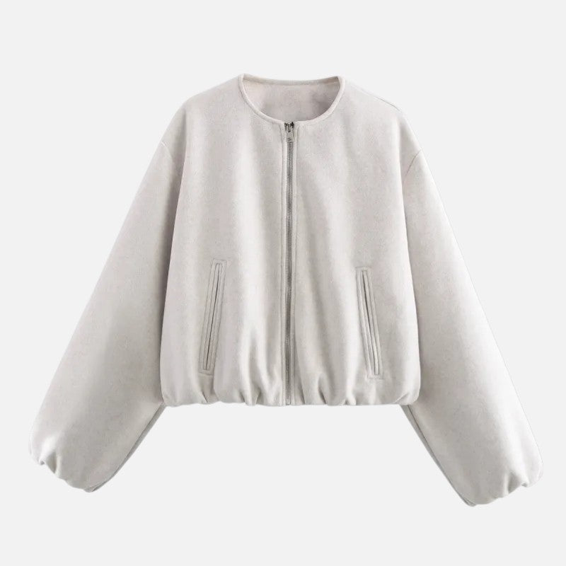 Vellouran | Women's Fleece Bomber Jacket for Spring