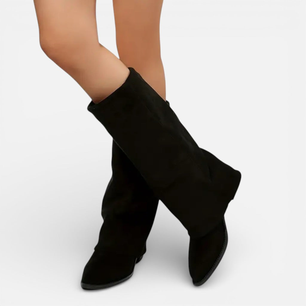 Vellouran | Women's Chunky Heeled Boots