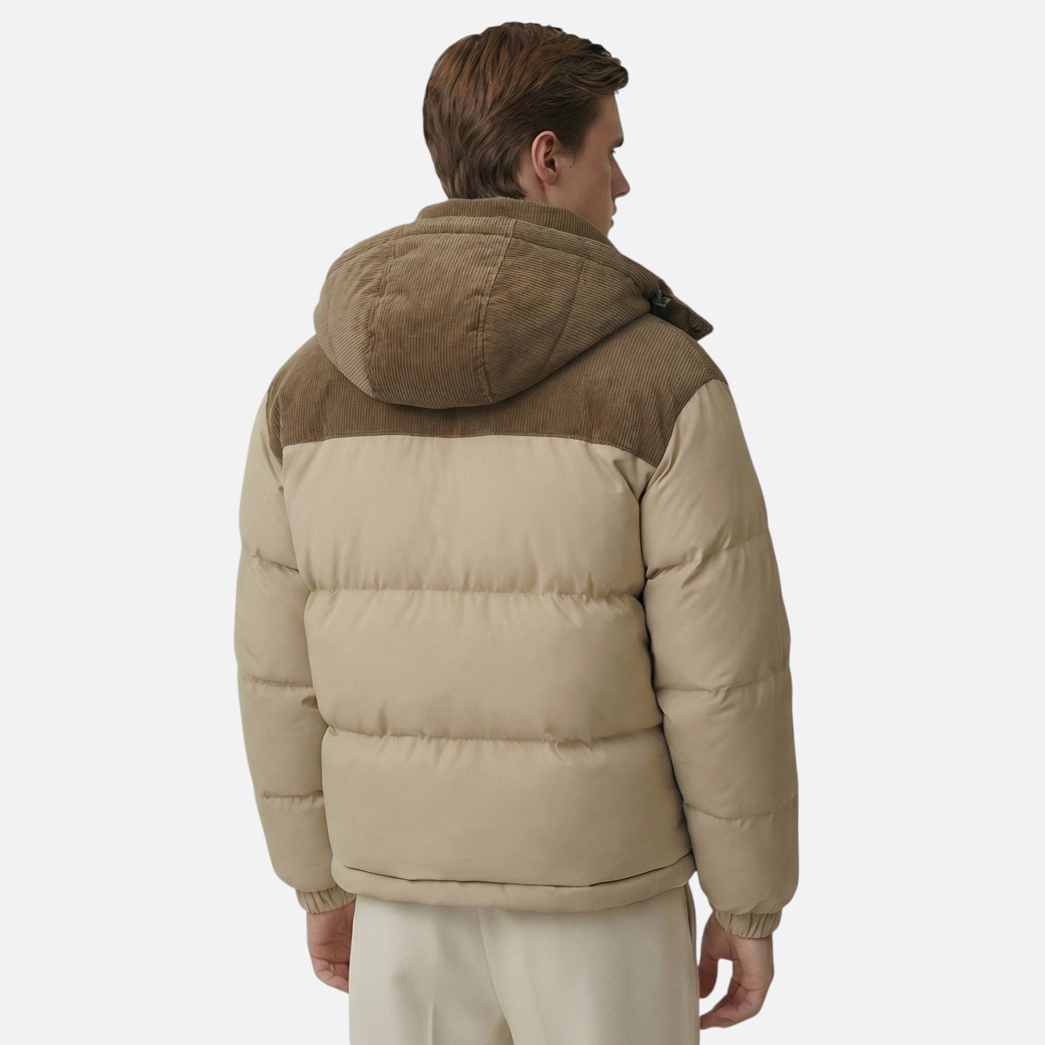 Vellouran | Men's Winter Puffer Jacket with Removable Hood