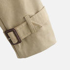 Vellouran | Women's Cropped Spring Trenchcoat