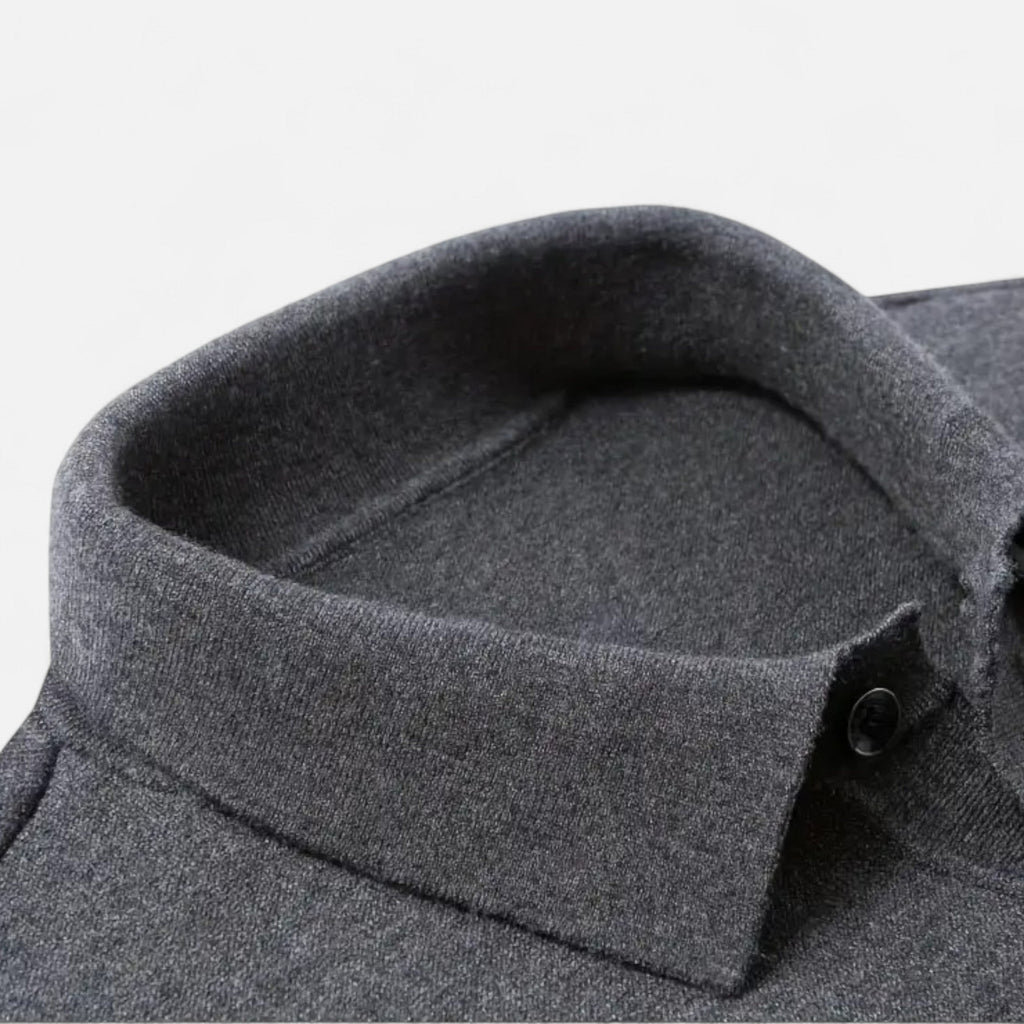 Vellouran | Men’s Knit Longsleeve Polo