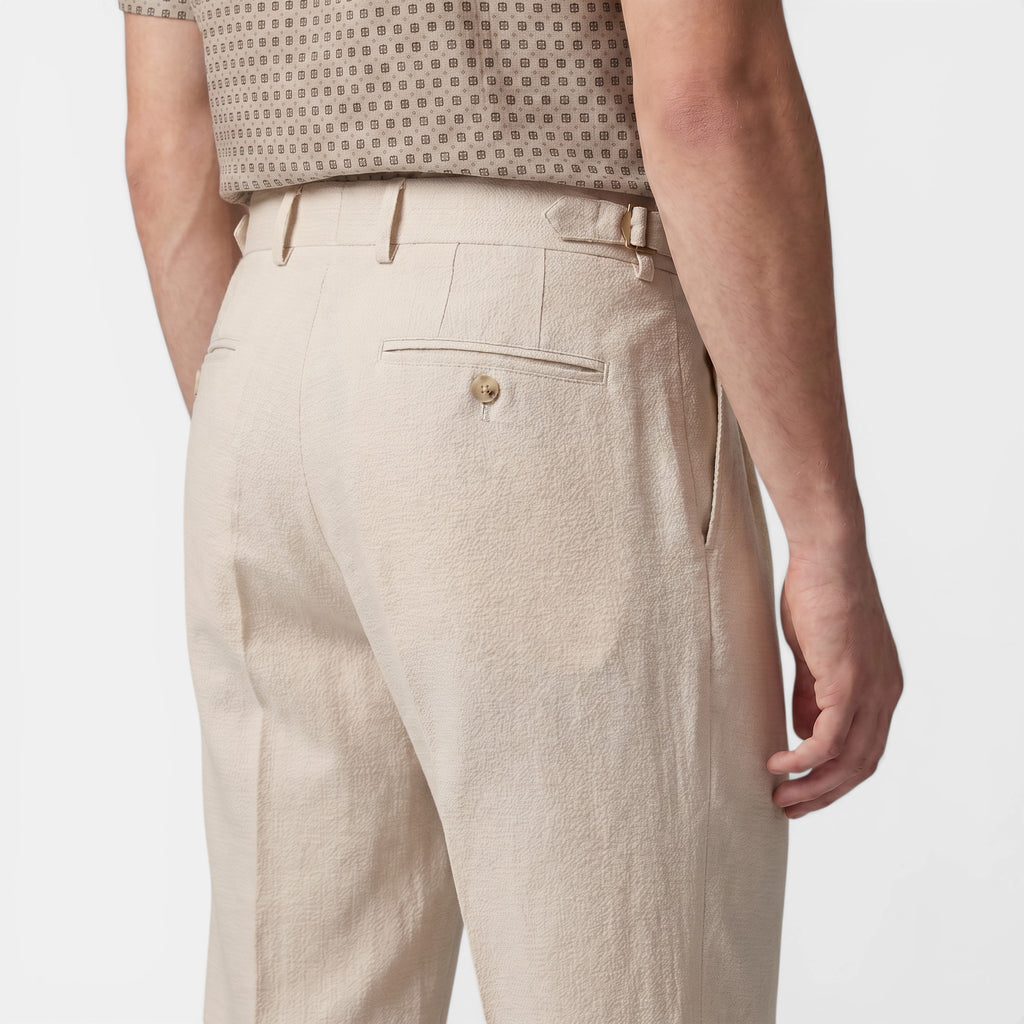 Vellouran | Men’s Breathable Pleated Pantalon