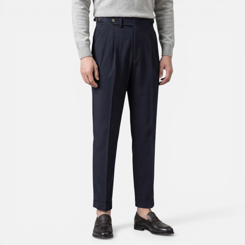 Vellouran | Men’s Breathable Pleated Pantalon