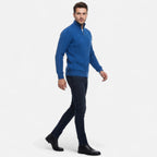 Vellouran | Men’s Cable-Knit Half Zip Sweater