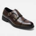 Vellouran | Men's Classic Oxford Shoes with Clasp Detail