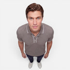 Vellouran | Men's Polo Shirt with Contrasting Trim