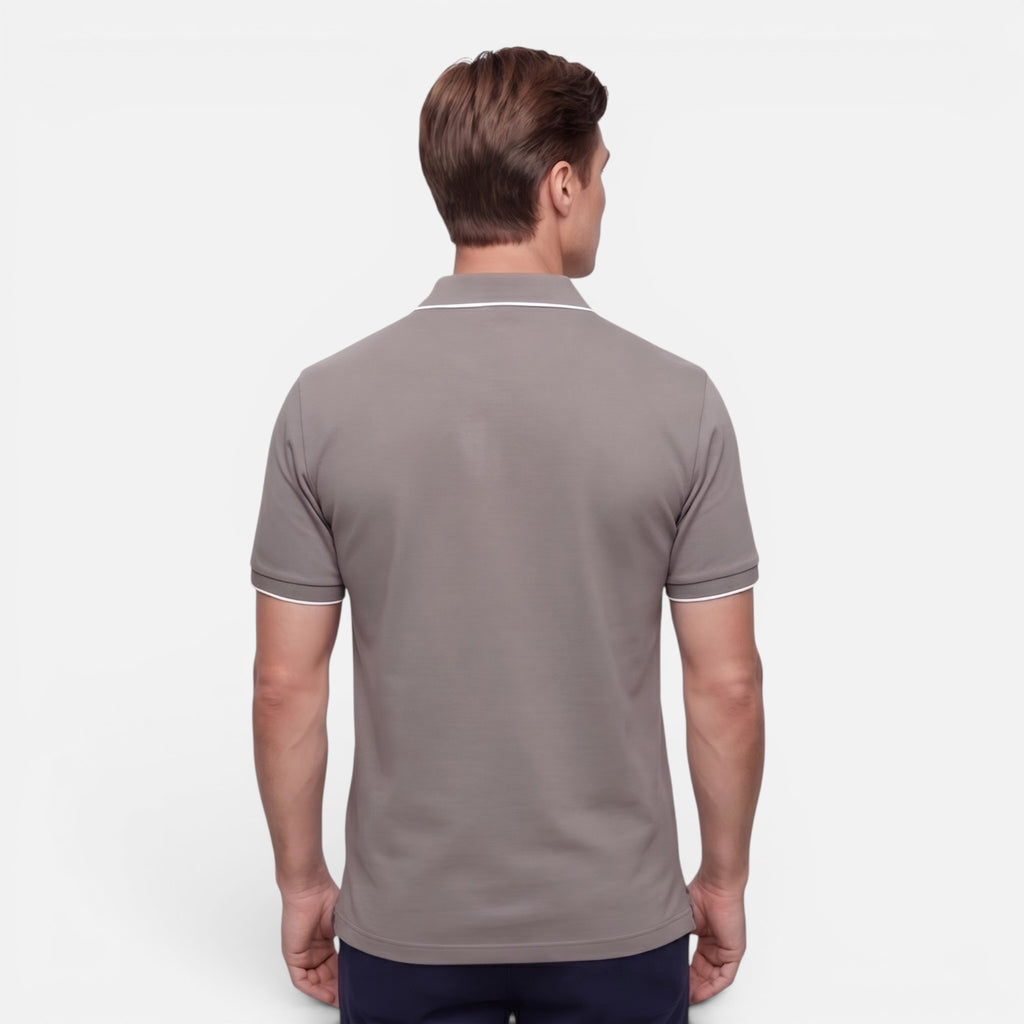 Vellouran | Men's Polo Shirt with Contrasting Trim