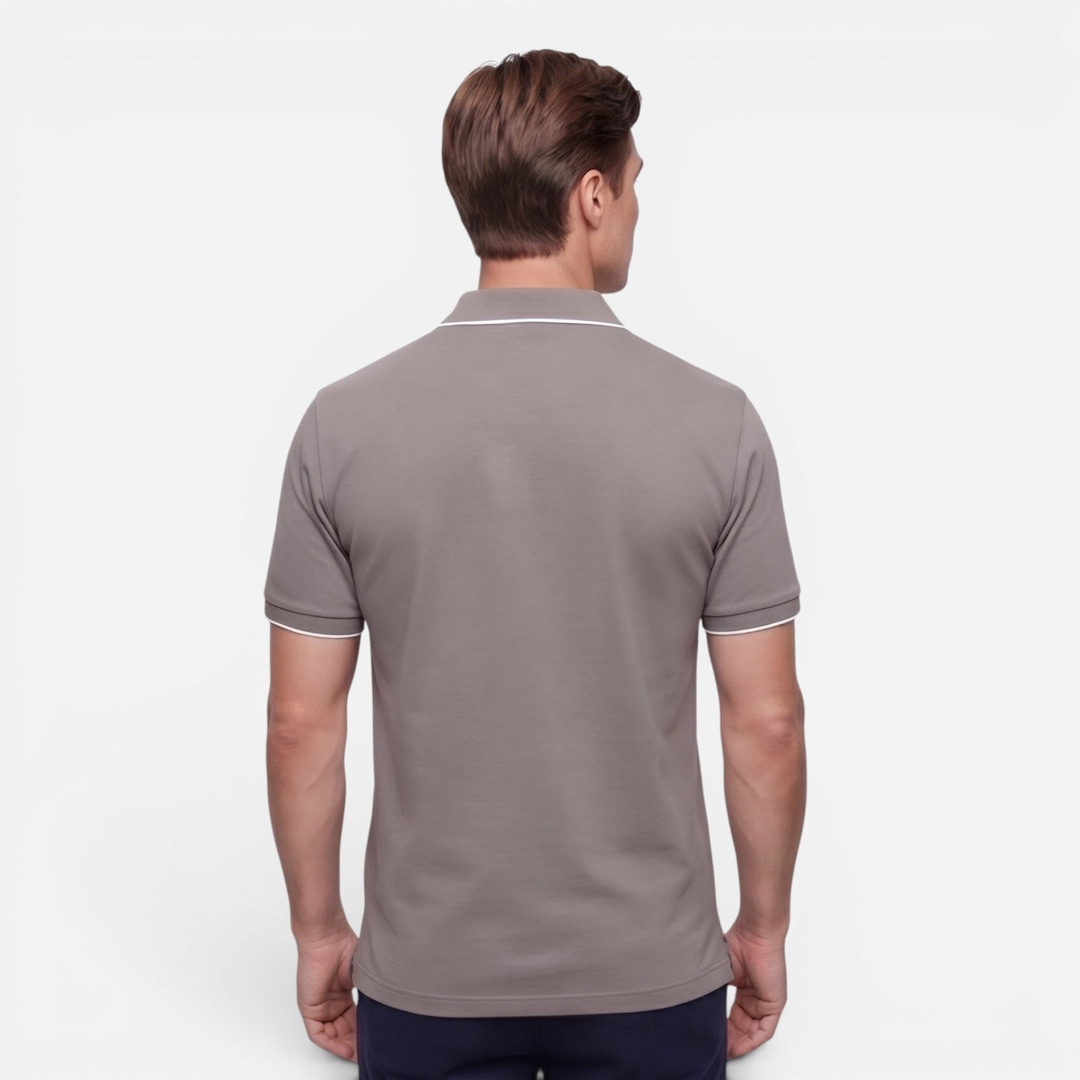 Vellouran | Men's Polo Shirt with Contrasting Trim