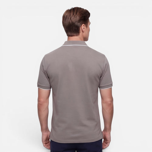 Vellouran | Men's Polo Shirt with Contrasting Trim