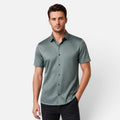 Vellouran | Men's Relaxed Silk Shirt Casual Smart Style