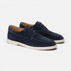 Vellouran | Men's Suede Loafers - Casual Lace-Up Style Dress Shoes