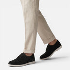 Vellouran | Men's Suede Loafers - Casual Lace-Up Style Dress Shoes