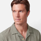 Vellouran | Men's Summer Set - Waffle Knit Textured Shirt and Short Pants