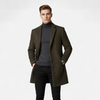 Vellouran | Men’s Mid-Length Wool Overcoat