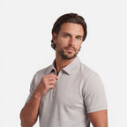 Vellouran | Men's Zip Up Polo Shirt