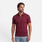 Vellouran | Men's Zip Up Polo Shirt