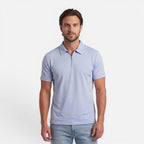 Vellouran | Men's Zip Up Polo Shirt