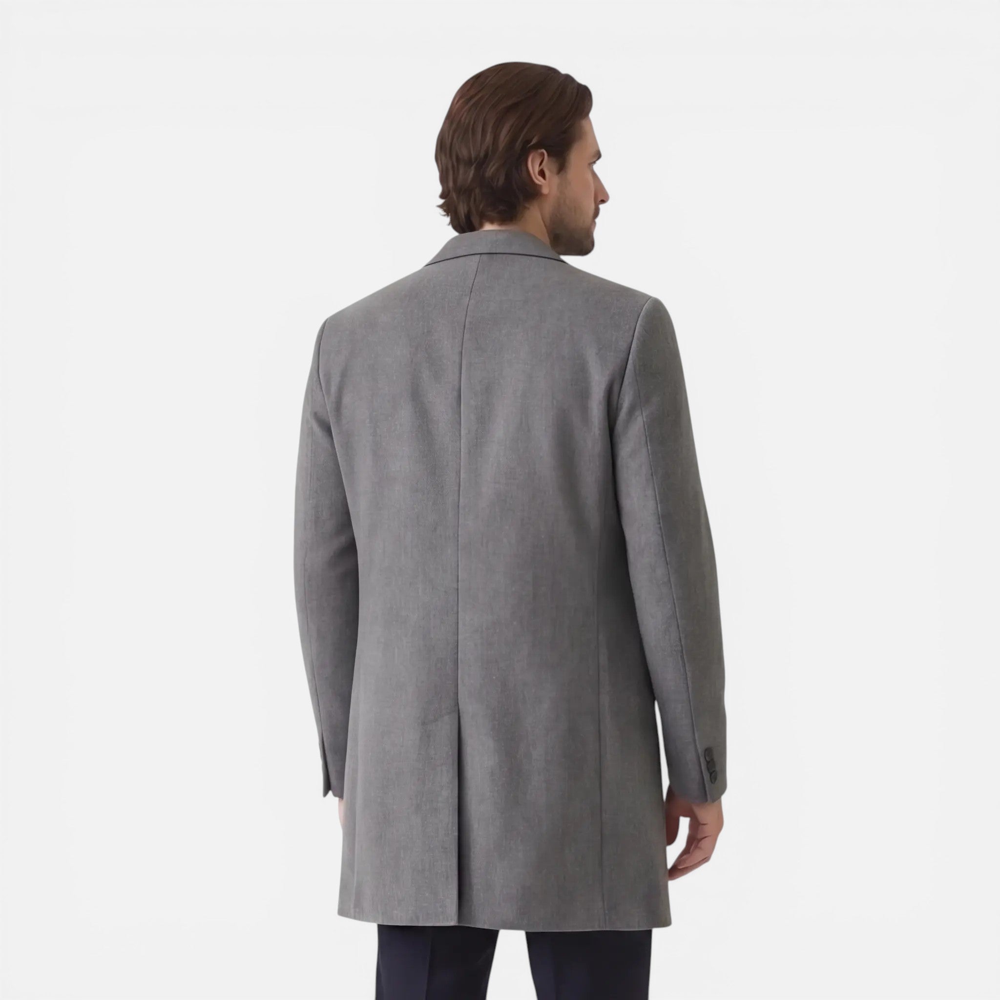 Vellouran | Men’s Mid-Length Wool Overcoat