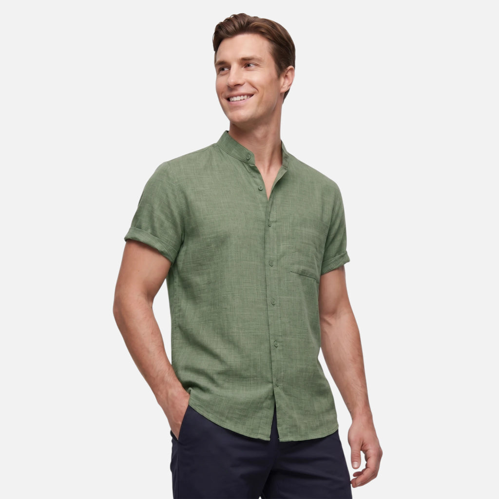 Vellouran | Men’s Breathable Casual Shirt for Warm Weather