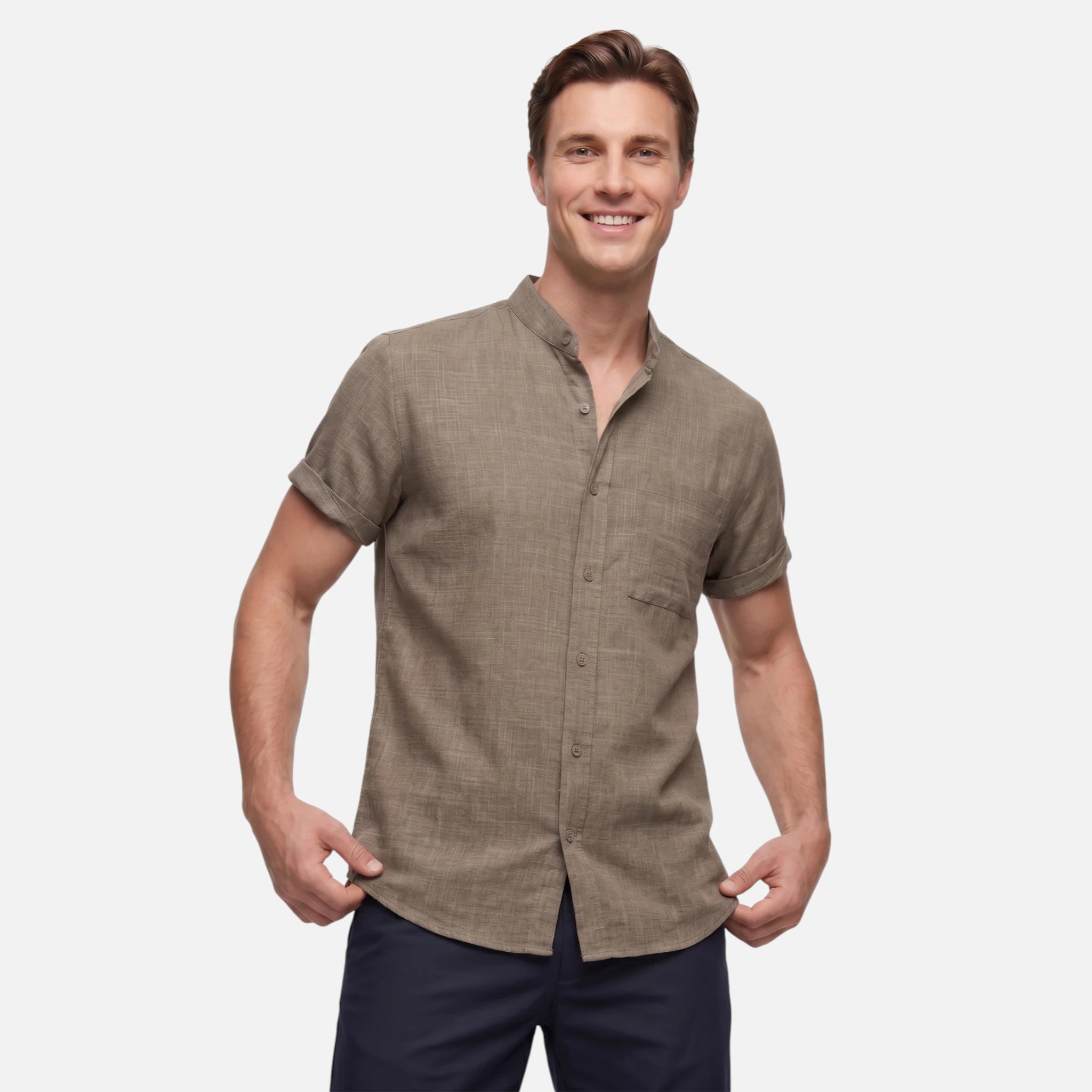 Vellouran | Men’s Breathable Casual Shirt for Warm Weather