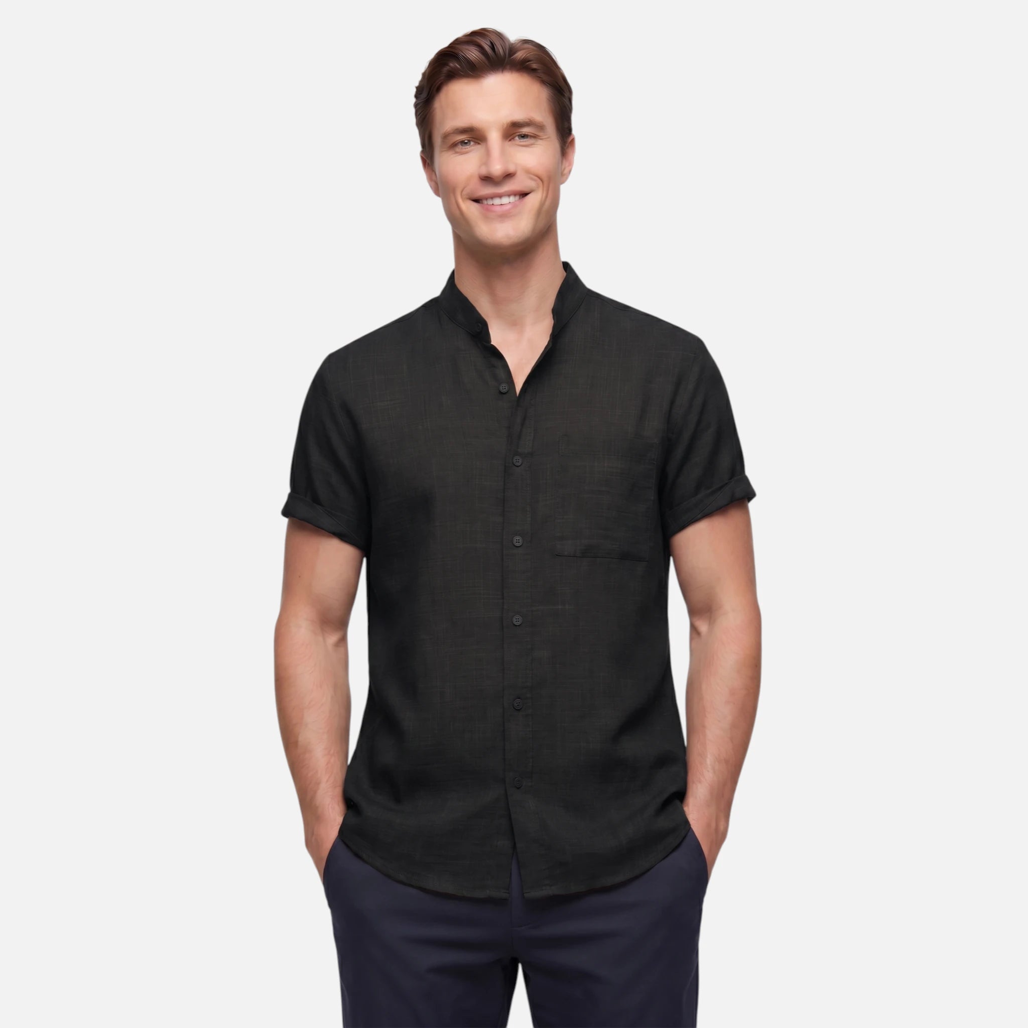 Vellouran | Men’s Breathable Casual Shirt for Warm Weather