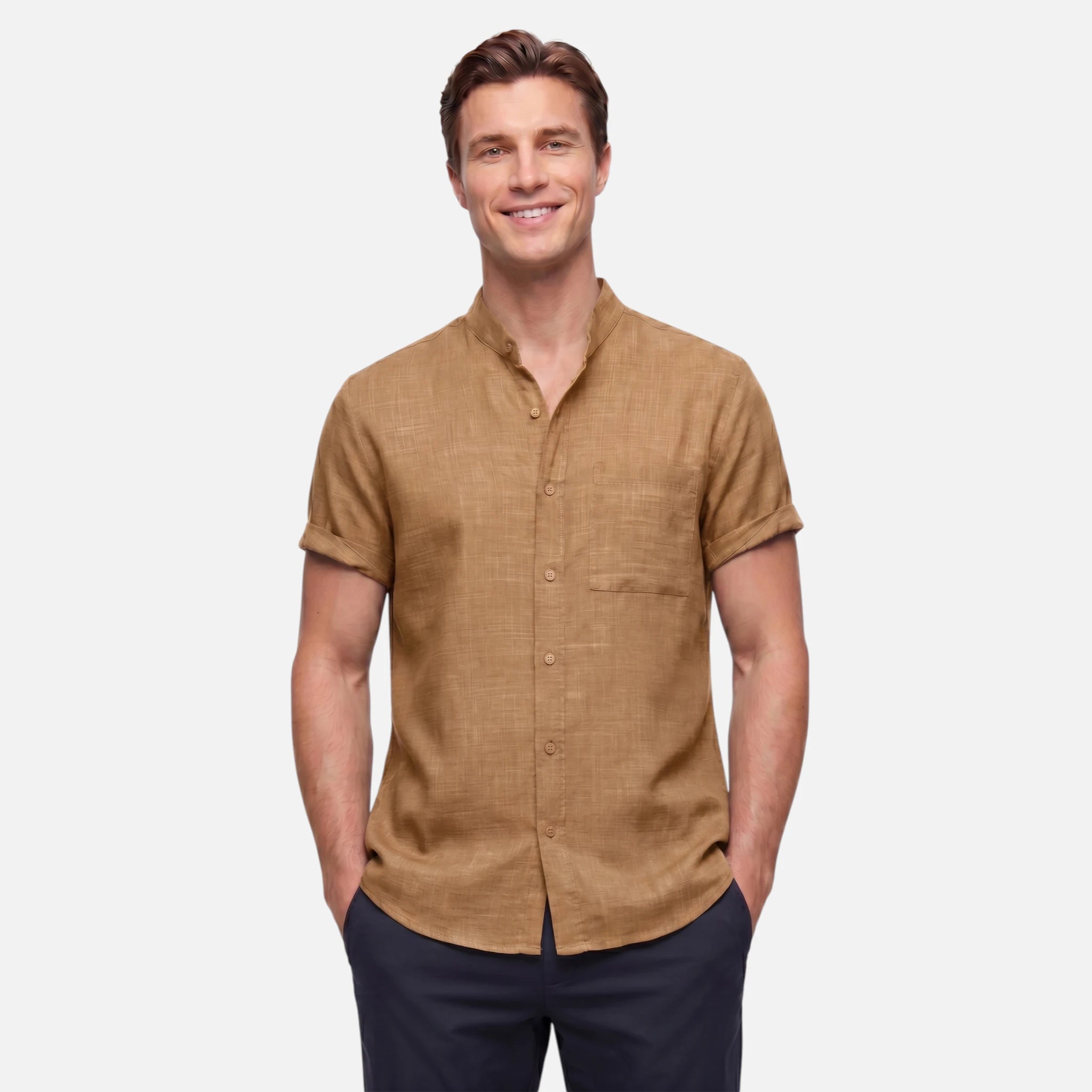 Vellouran | Men’s Breathable Casual Shirt for Warm Weather