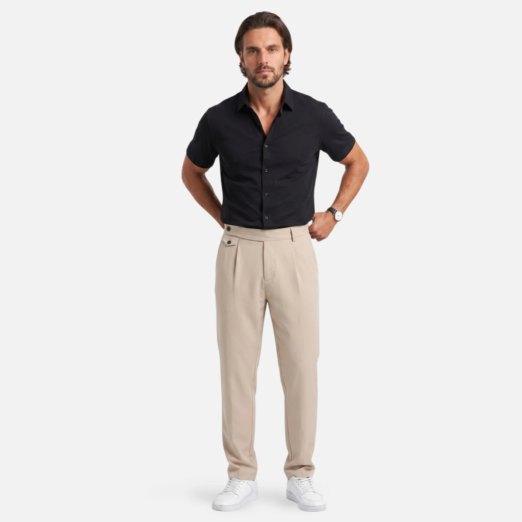 Vellouran | Men’s Classic Fit Tailored Trousers for Smart Wear