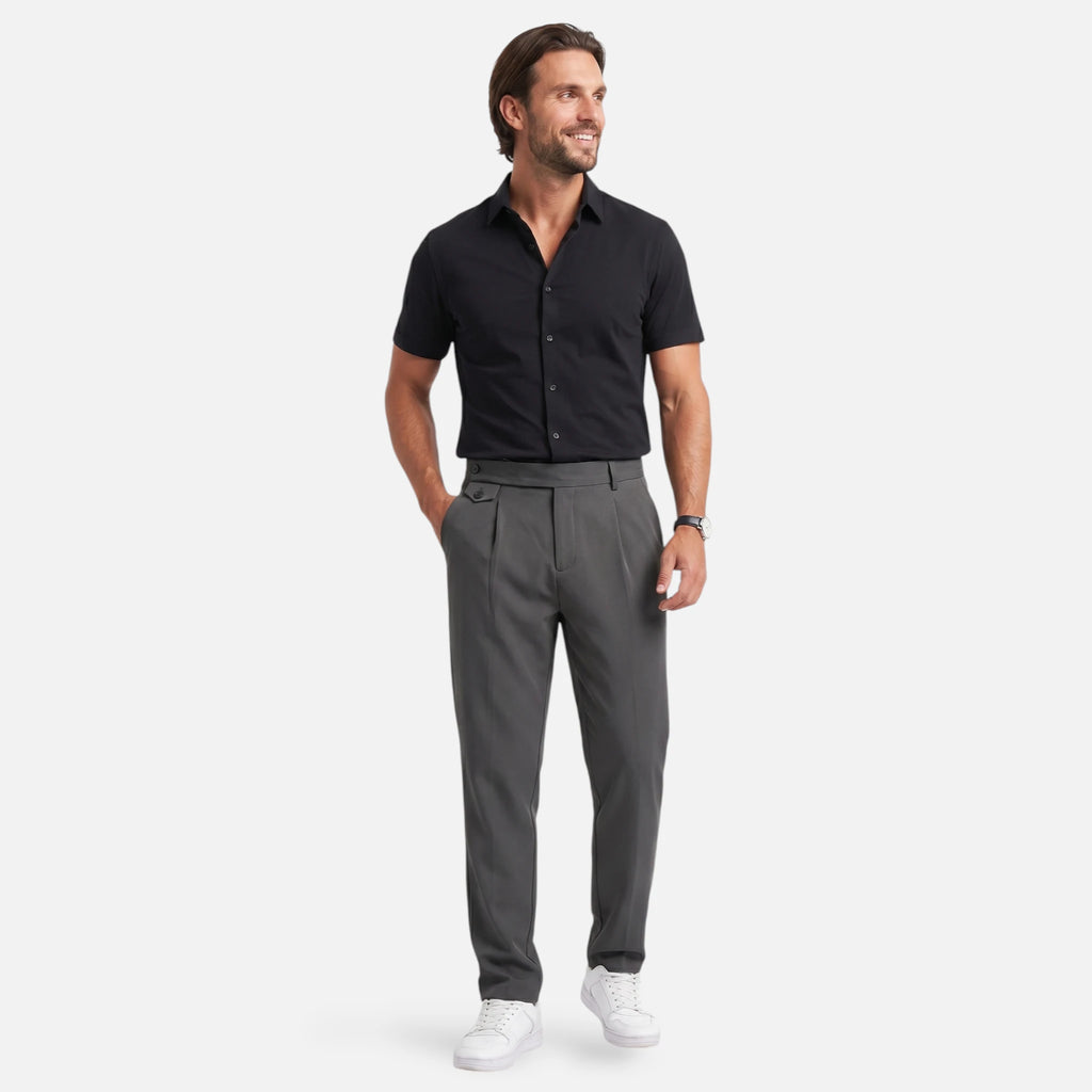 Vellouran | Men’s Classic Fit Tailored Trousers for Smart Wear