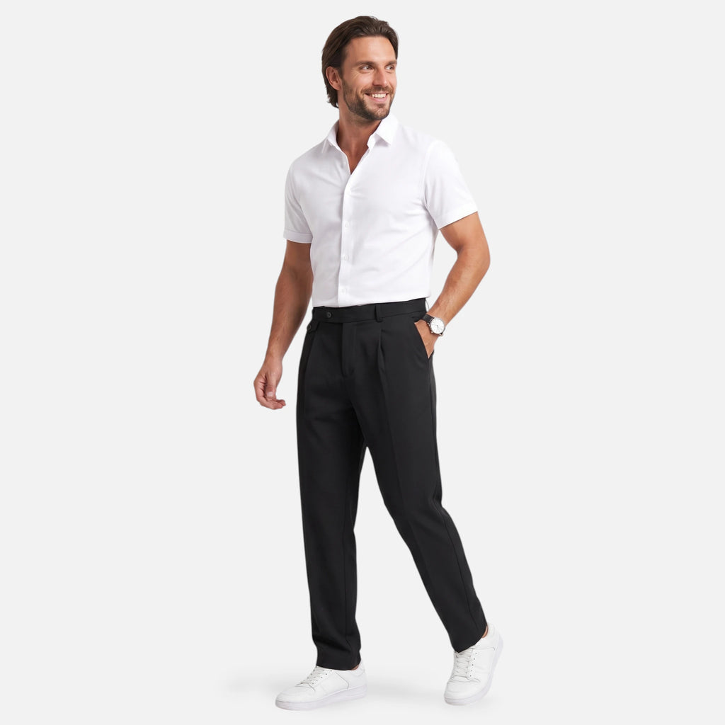 Vellouran | Men’s Classic Fit Tailored Trousers for Smart Wear